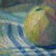 Tableau huile sur panneau nature morte