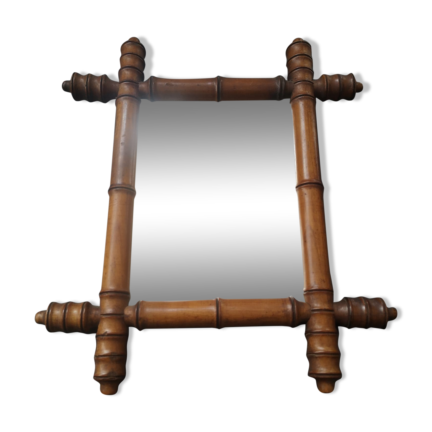 Barber mirror vintage 1920 1930 33x39cm