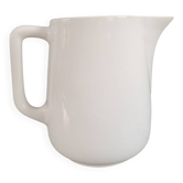 Grand pichet en porcelaine blanche 2L