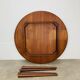 Table ronde scandinave en teck, 1960