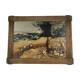 Grand Tableau Peinture Chromolithographie Renaissance Bruegel l'ancien XVIe