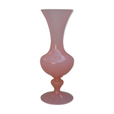 Vintage vase in pink opaline ht 23 cm ref 219/16