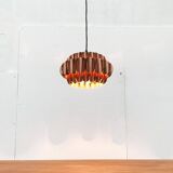 Copper pendant lamp Swiss type 810 modern mid-century by Hans Zender for Temde