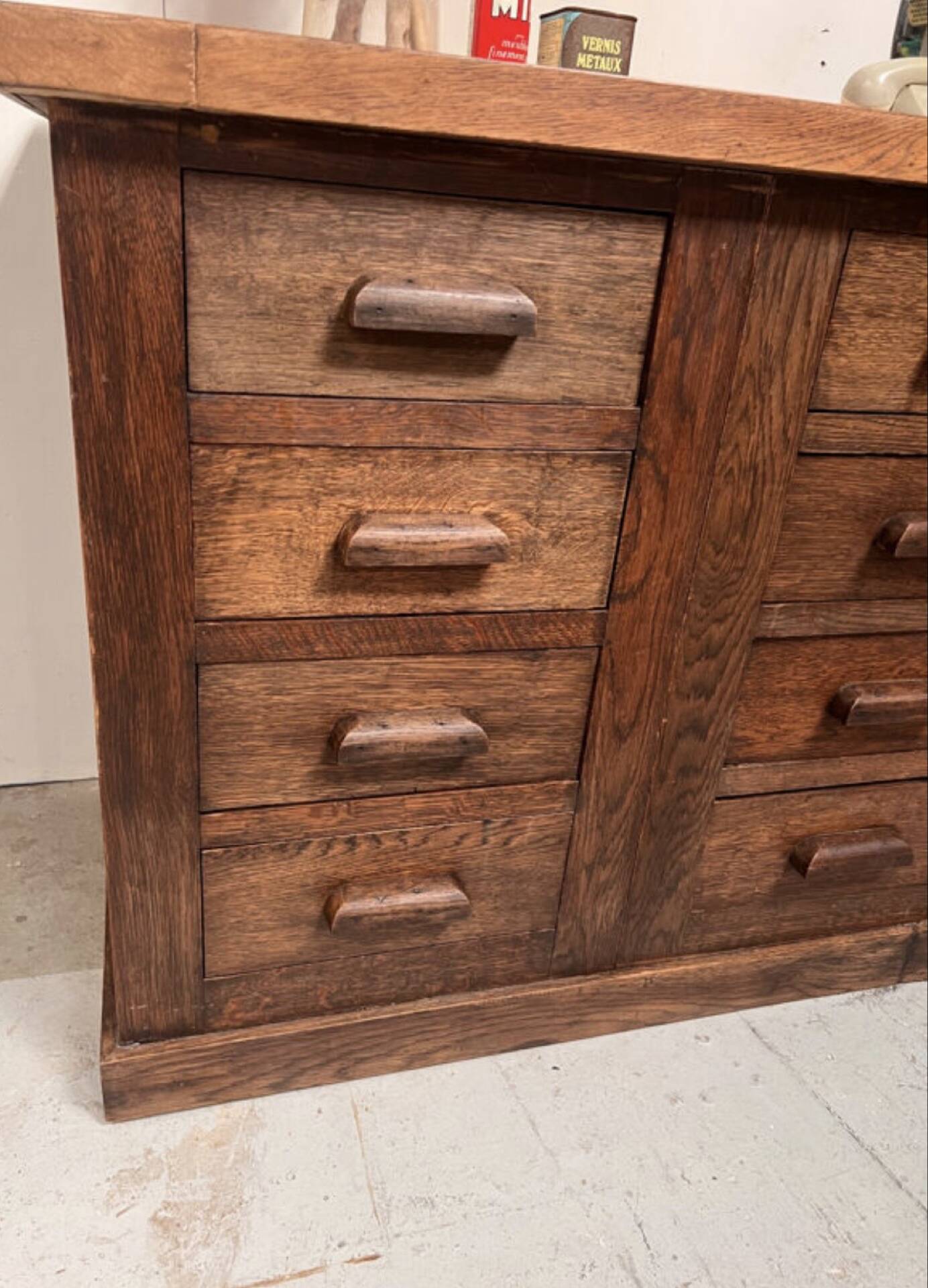 Old oak mercer’s furniture
