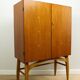 Rare armoire à cocktails/boissons vintage du milieu du siècle par AB Forenade Mobelfabrik