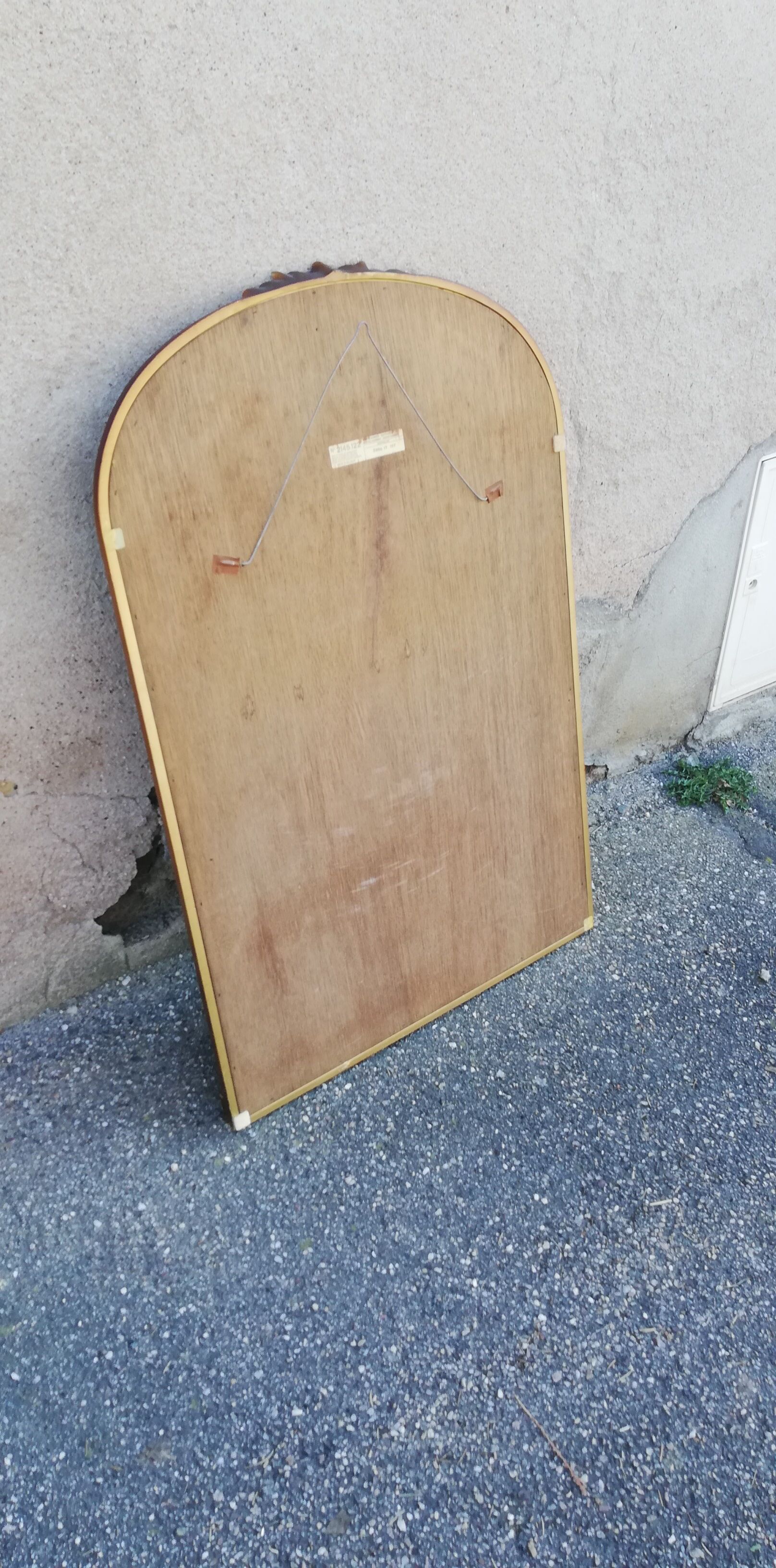 Miroir vintage doré