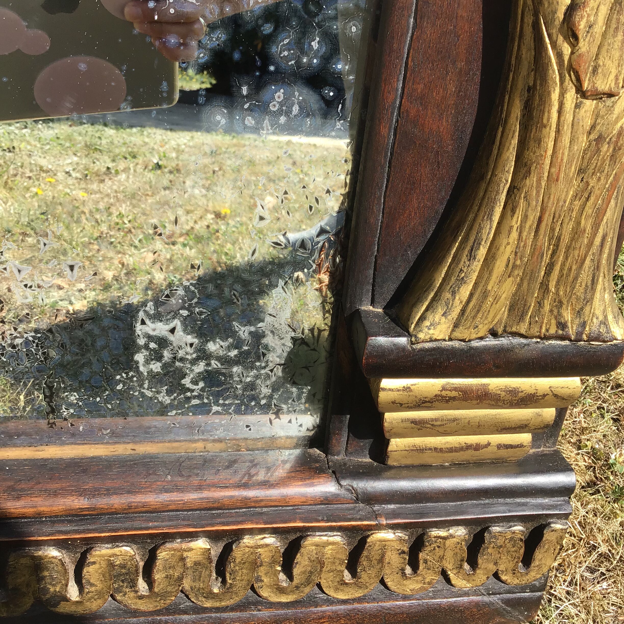 Vintage mirror  - 86x79cm