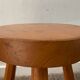 Tabouret tripode en pin massif années 70