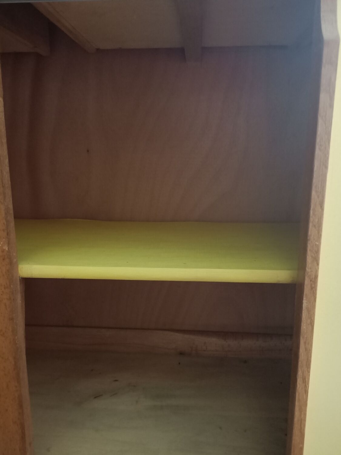 Formica and wood sideboard
