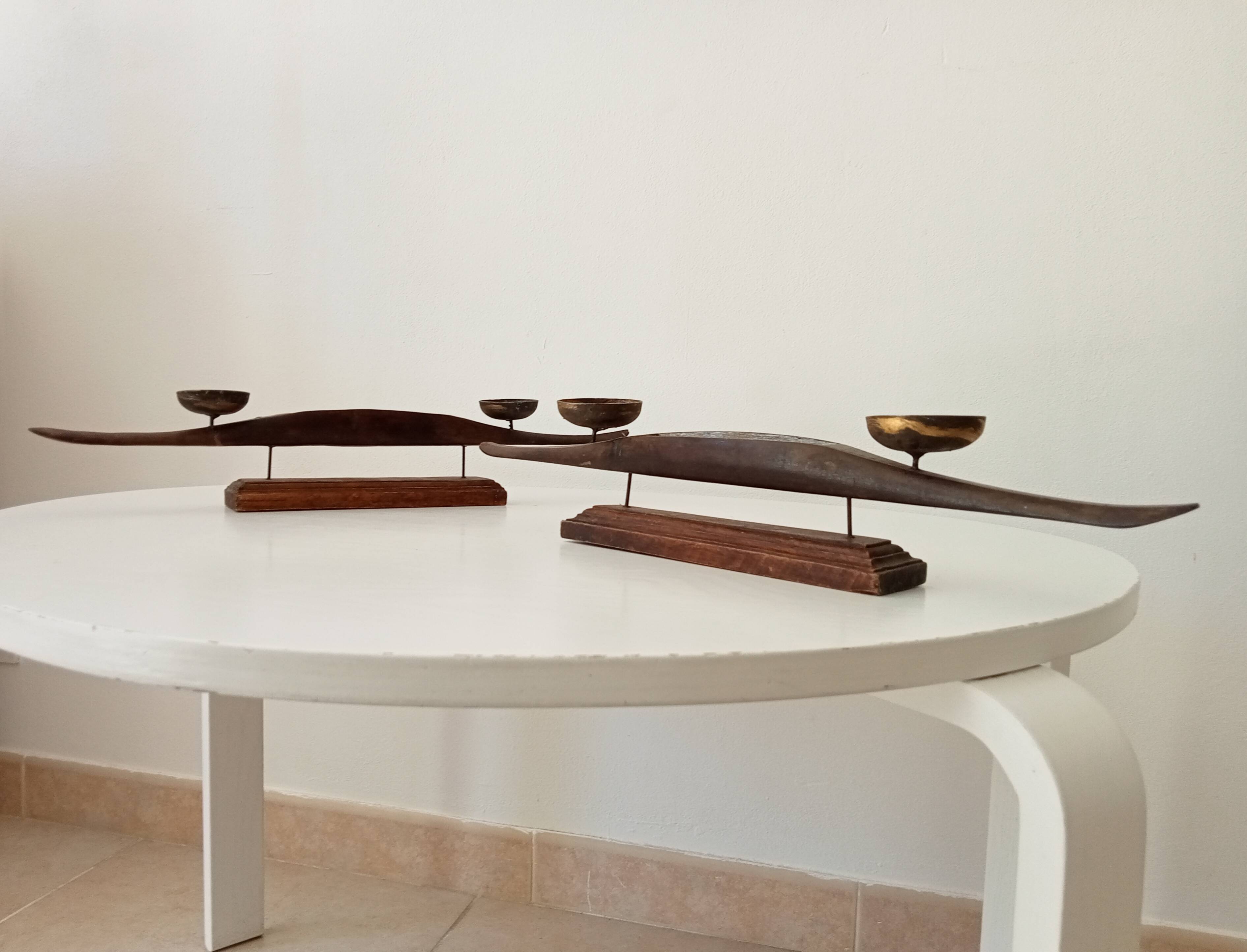 Vintage chandelier in solid carved teak.