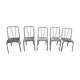 industrial iron chairs x 5