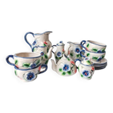 Vintage barbotine service biscuit