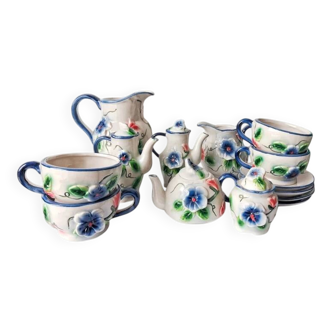 Vintage barbotine service biscuit