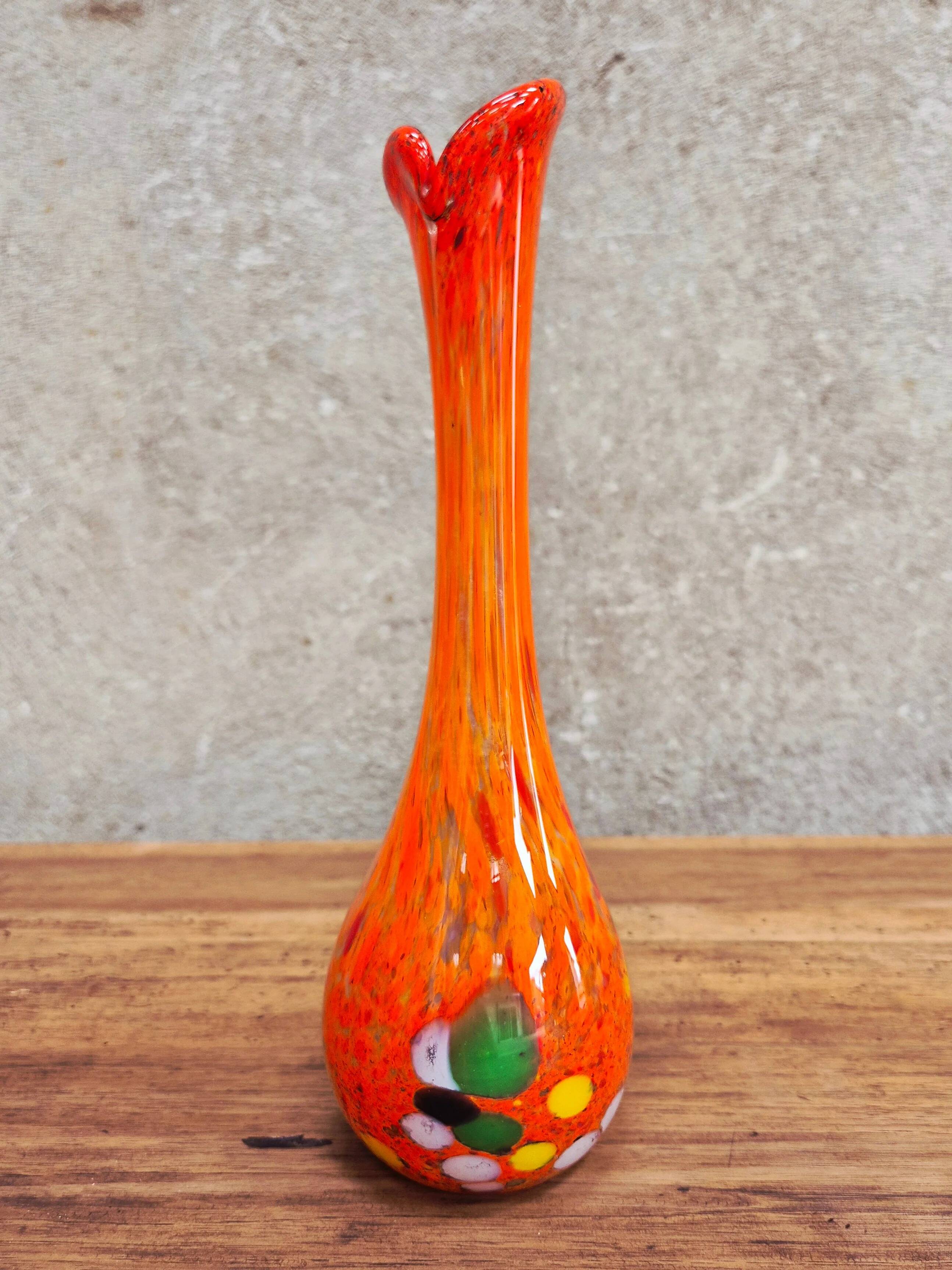 Multicoloured soliflore vase