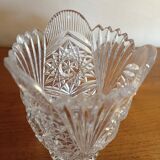 Bohemian crystal vase