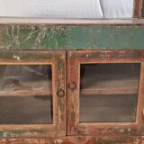 Old glazed vaisselier in Burmese teak