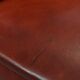 Red-brown cowhide leather office chair/side chair