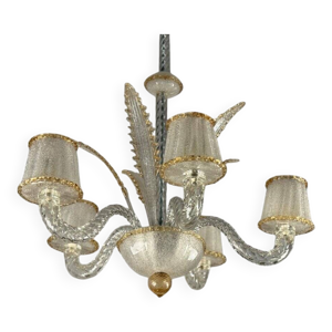 lustre vénitien en verre