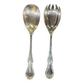 Couverts à Salade Mappin and Webb en métal argenté modèle Russell
