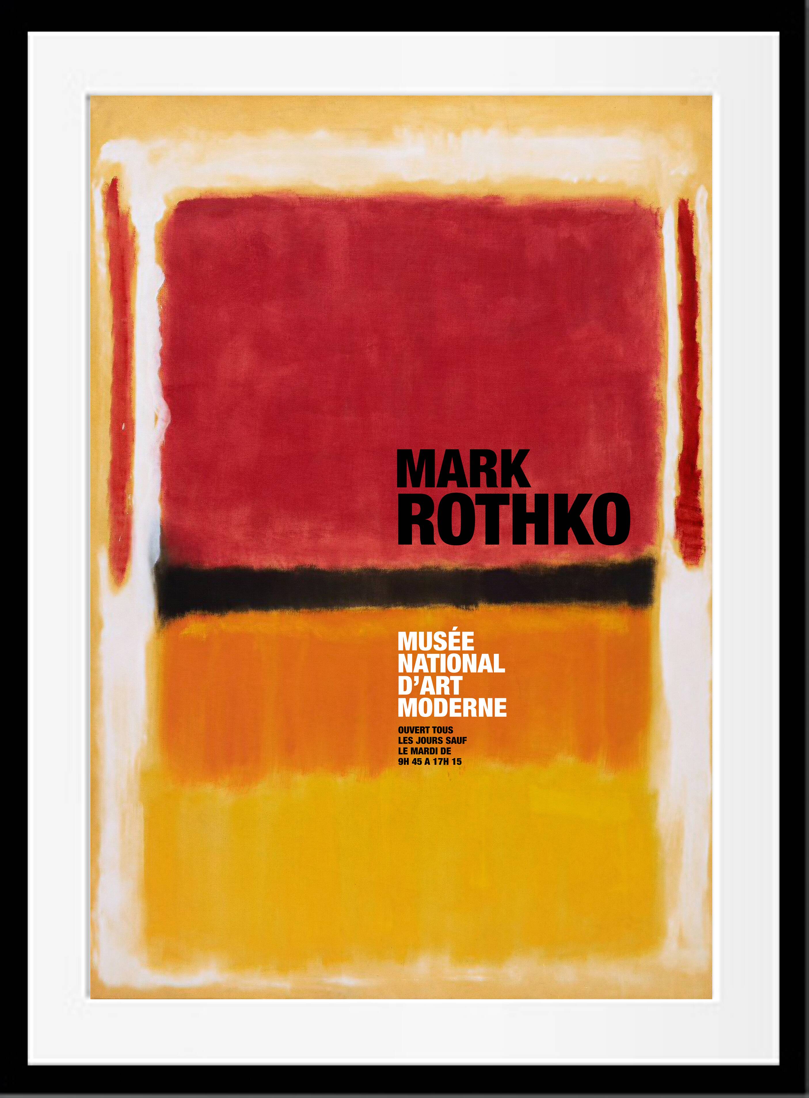 MARK ROTHKO exhibition poster