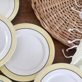 Vichy dessert plates
