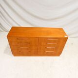 Grande Commode Double G-Plan "Fresco" – Teck – 8 Tiroirs – Design V.B.