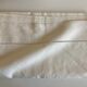 Drap en toile de lin 1960 linge de réserve 1 pers