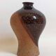 Soliflore two-tone glazed stoneware 1970s height 19 cm