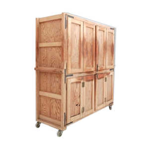 armoire antique en bois