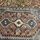 Antique Persian Carpet Chiraz Abadeh Qashqai Ghashga'i Ethnicity 83x53