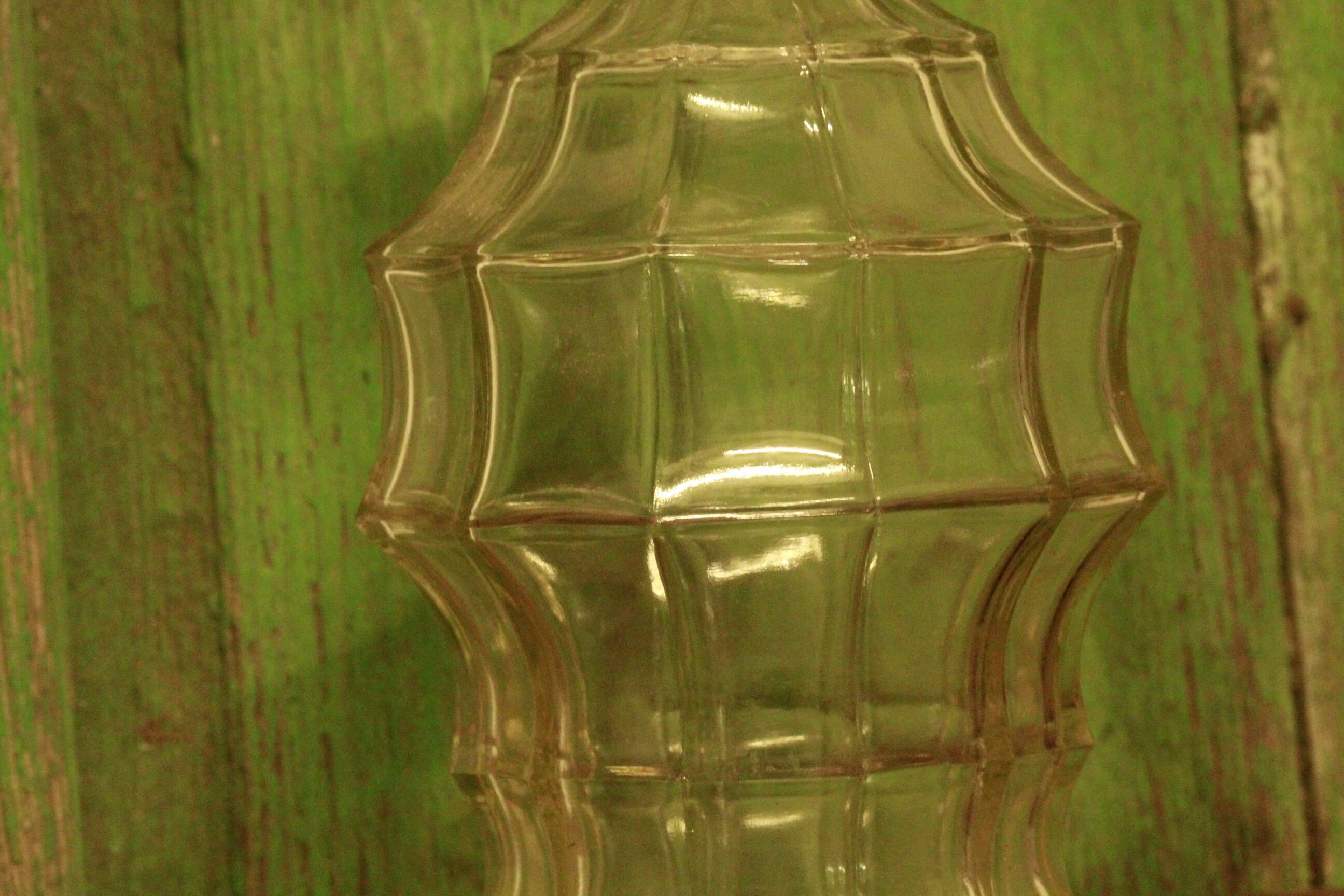 Old glass carafe