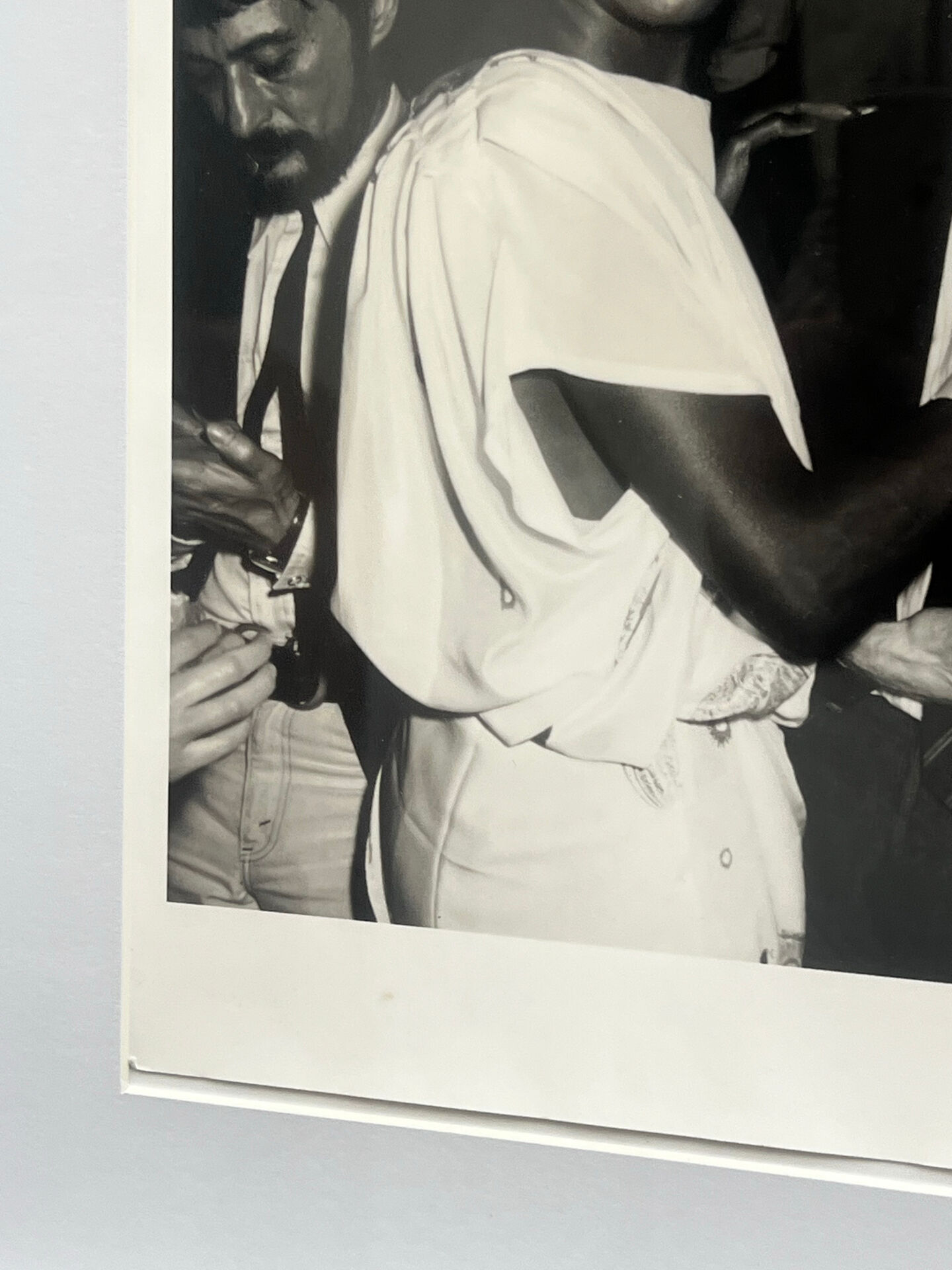 Ron Galella - Grace Jones & Andy Warhol, Studio54, 1978 Silver print