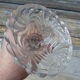 Set of 2 torches candle holders crystal Baccarat model Bamboo