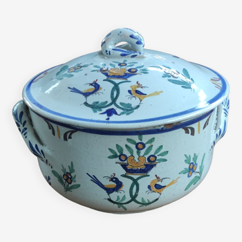 Old tureen old Rouen 19th century