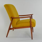 Restored yellow 60s chair