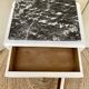 Wood and marble bedside table, 1940