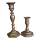 Bronze or brass candlesticks