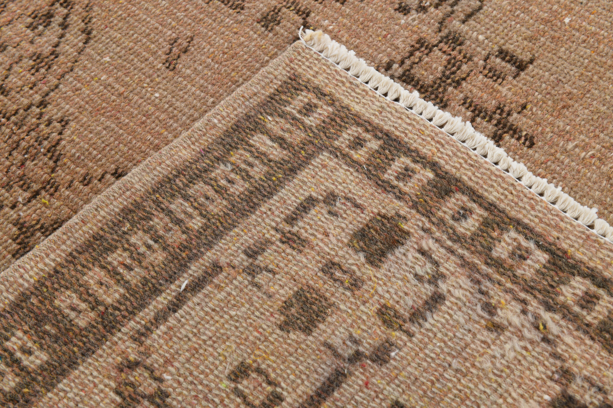Classic floral brown vintage  rug