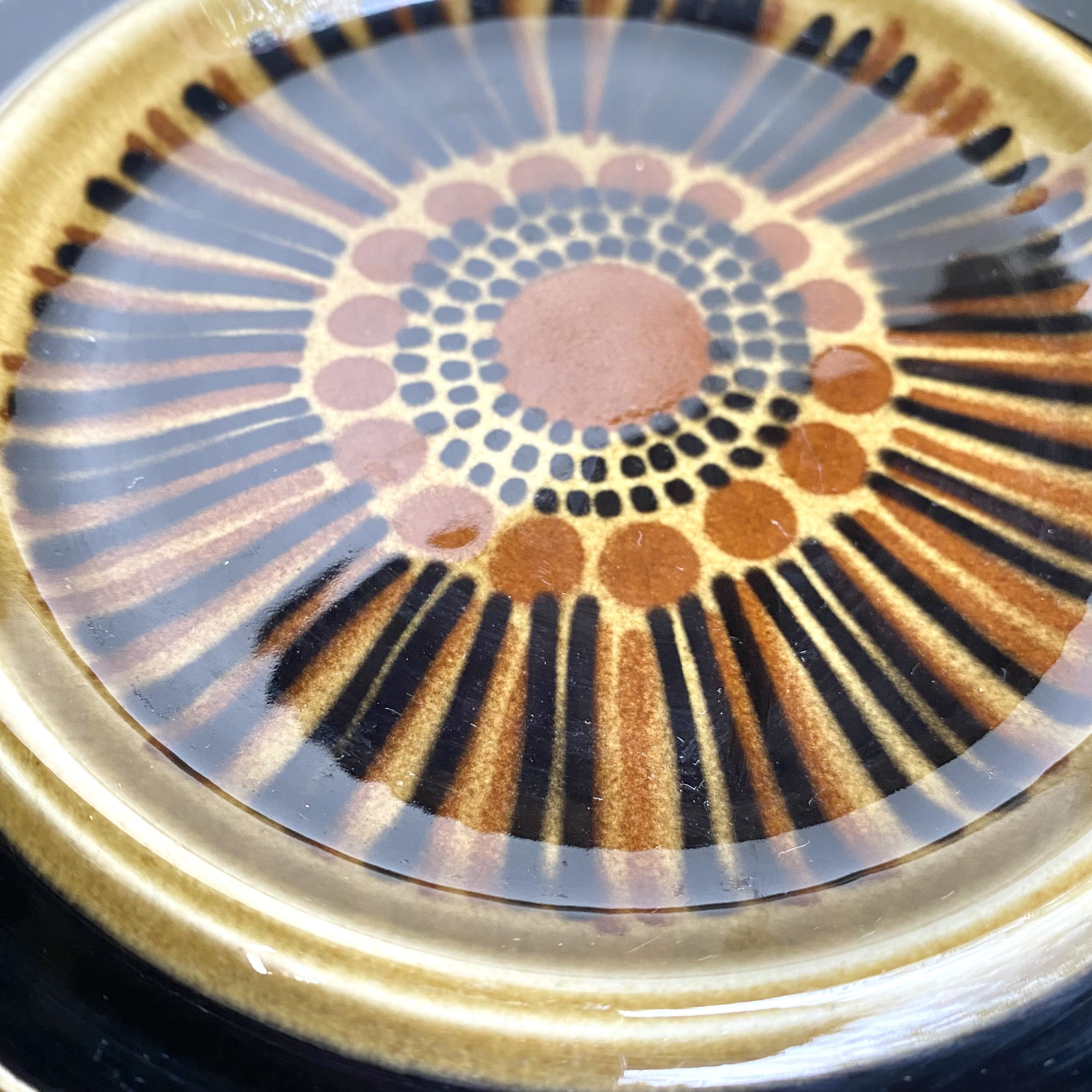 12 dessert plates in vintage ceramic Kosmos Arabia