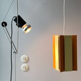 One of two pendant lLamp by Lyfa, Made in Denmark 1960's