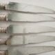 Box 12 old table knife blade steel blade Virole Louis XVI horn handle