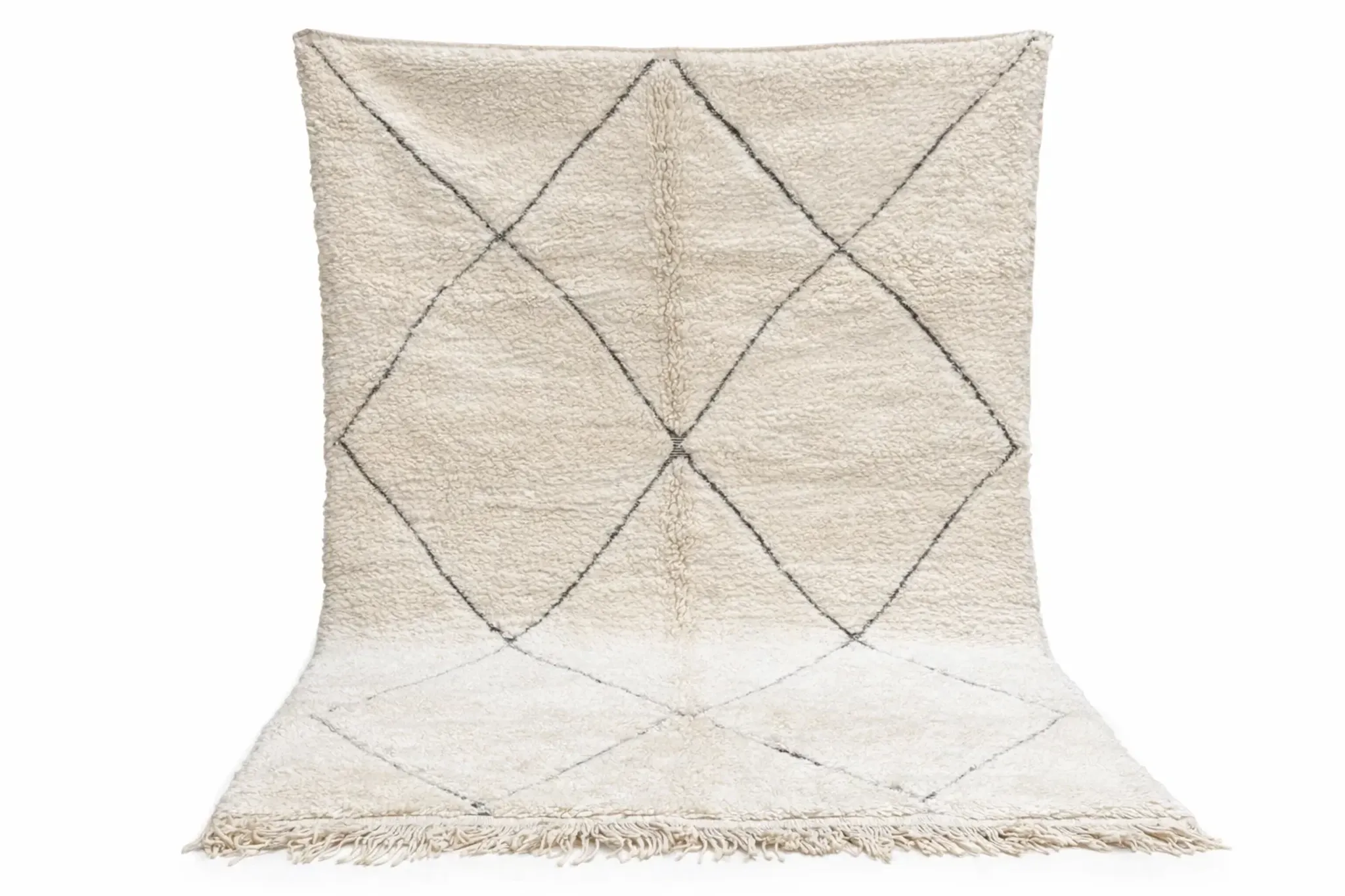 Tapis berbère épais en laine – Diamant