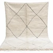 Tapis berbère épais en laine – Diamant