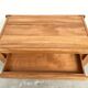 Solid elm chest of drawers, Maison Regain, circa 1970