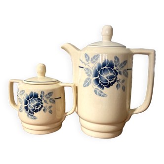 St Amand 202 coffee maker and sugar bowl