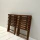 Lot de deux tables d'appoint