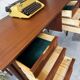 Teak desk, Denmark 60s/70s, vintage, mid-c modern