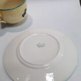Petit déjeuner Luneville peint main jaune pâle