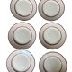 Longchamp dessert plates - 6 pieces