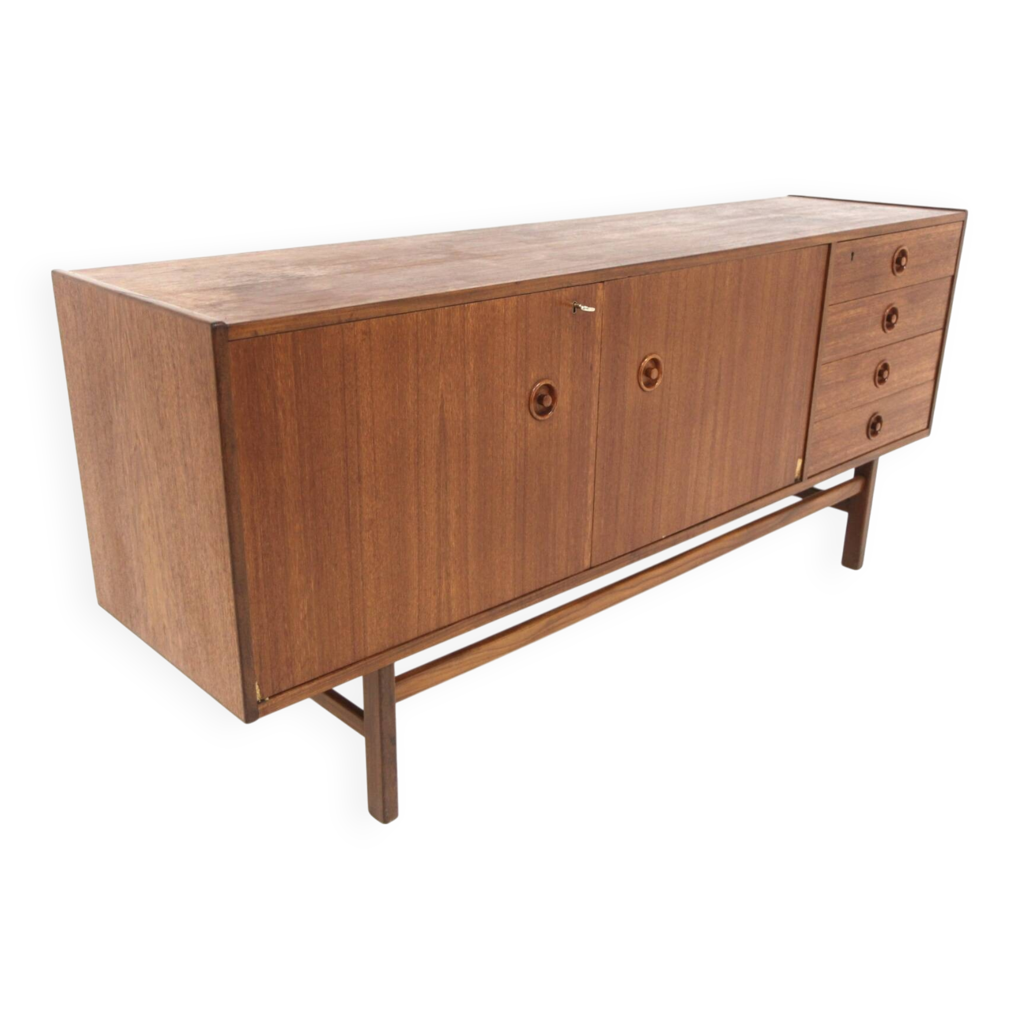 Enfilade scandinave en teck, Suède, 1960